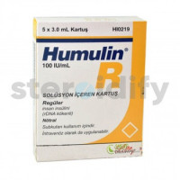 HUMULIN R 100IU CART HUMULIN R 100IU CART