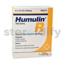 HUMULIN R 100IU CART HUMULIN R 100IU CART